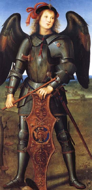Pietro Perugino The Archangel Michael Spain oil painting art